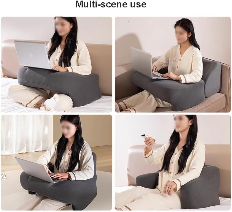 Ergonomic Memory Foam Arm Rest Pillow with Side Pocket