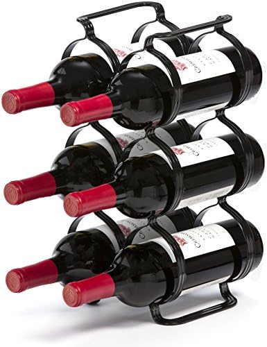 Mango Steam 6 Bottle Wine Rack - Black 1