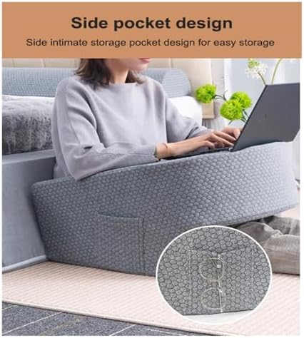 Ergonomic Reading Pillow with Large Desktop and Soft Foam Support