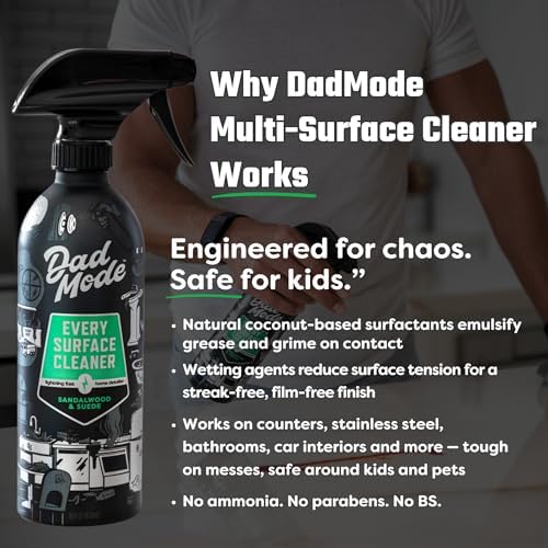 DadMode Streak-Free Surface Cleaner 16oz Aluminum Bottle