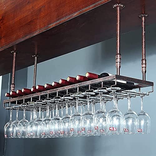 Adjustable Height Wall-Mounted Wine Rack