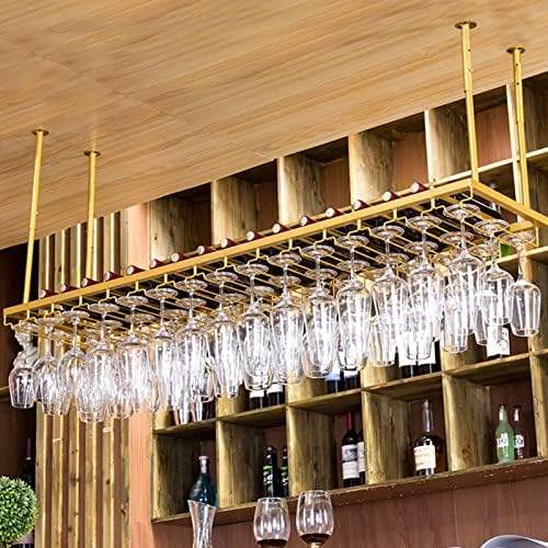 Suuim Ceiling Wine Racks with Adjustable Holder