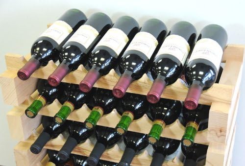 Wine Rack Wood - 48 Bottles Modular Storage