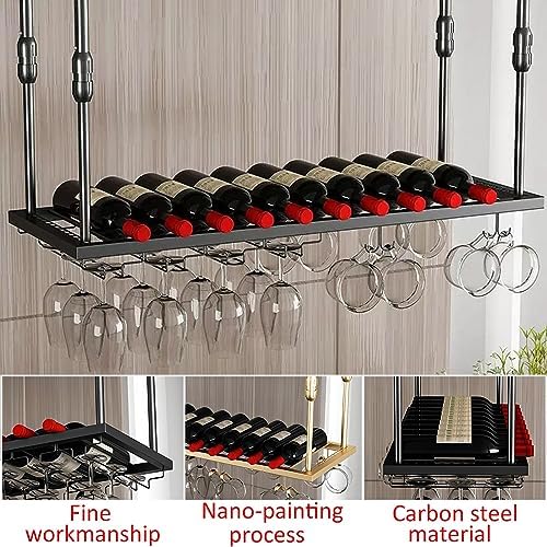 LIGUOYI Adjustable Wine Glass Rack for Kitchen and Bar