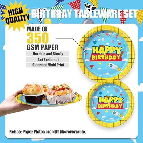 168Pcs Cartoon Story Party Decor Set for Kids