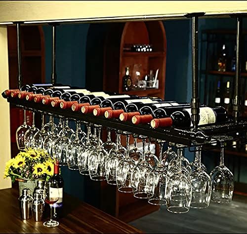 Wine Rack Wall-Mounted Adjustable Height Storage Shelves