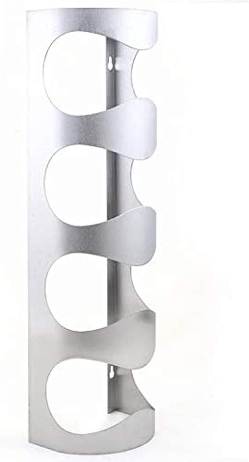 BOCbco Tabletop Wine Rack for 4 Bottles Stainless Steel Silver