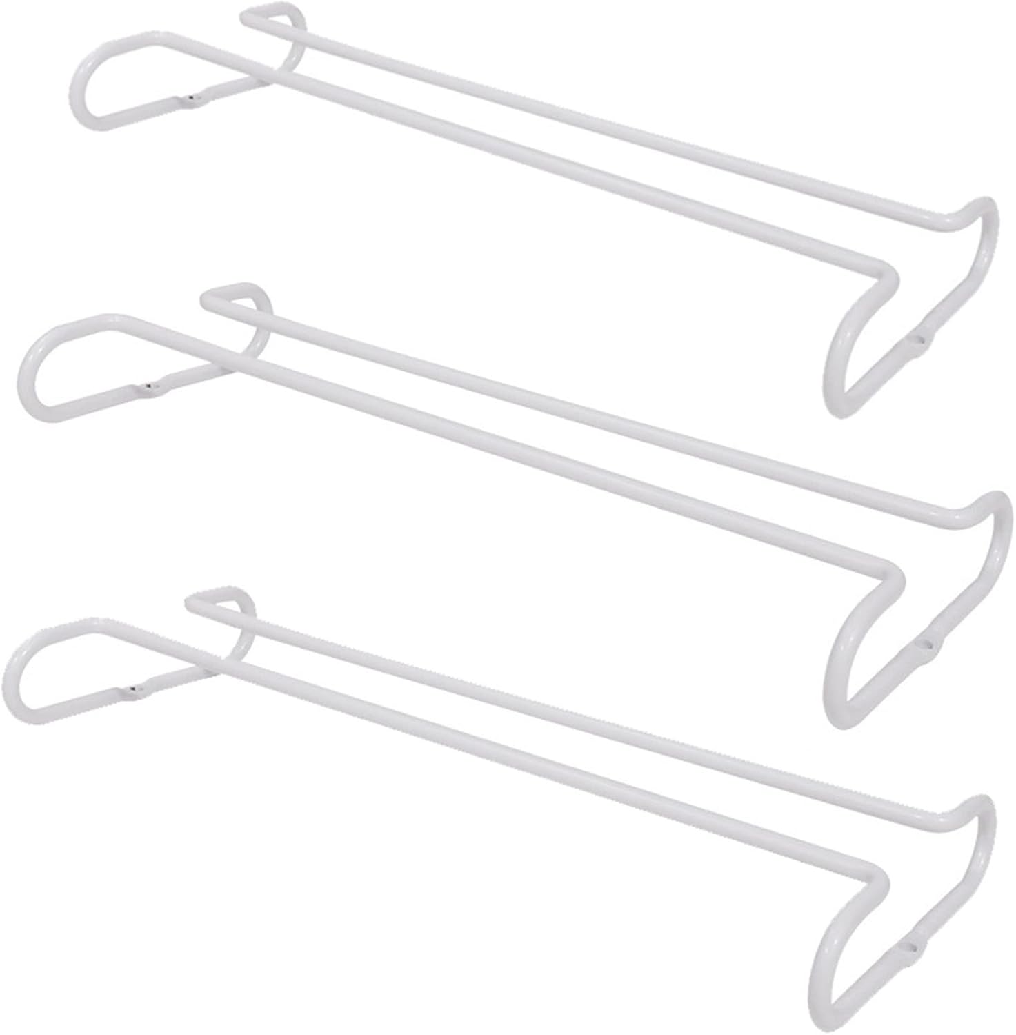 Freestanding Wine Glass Rack 3 Pack - BlackWhite 1