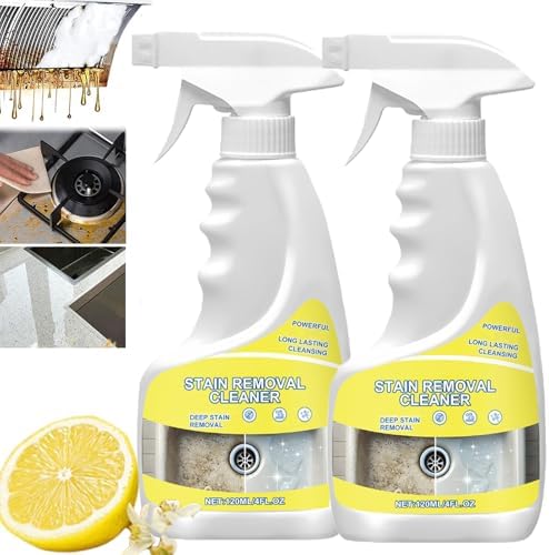 Heavy Duty Degreaser Cleaner Spray for Ovens Hoods Grills 2PCS