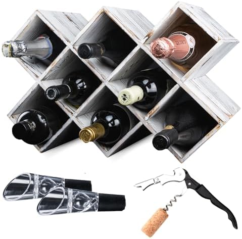 Penitent Man Trading Co Wooden Wine Rack