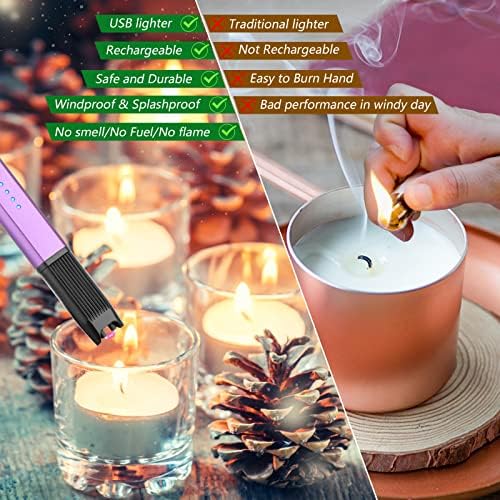 MEIRUBY Electric Arc Lighter for Women Mom