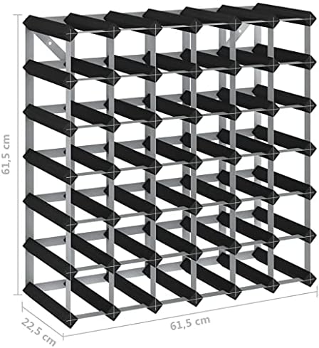 vidaXL Freestanding Wine Rack for 42 Bottles