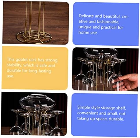 OHPHCALL Stemware Glass Holder Rack for Kitchen and Bar
