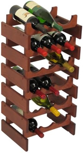 FixtureDisplays 18 Bottle Dakota Wine Rack 104489 1