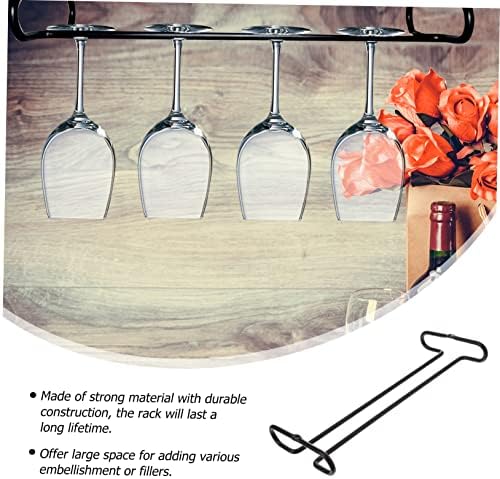 MAGICLULU Wine Glass Holder Rack Space-Saving Inverted Design
