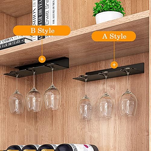 Sturdy Wall Mounted Wine Glass Rack with Easy Installation 1