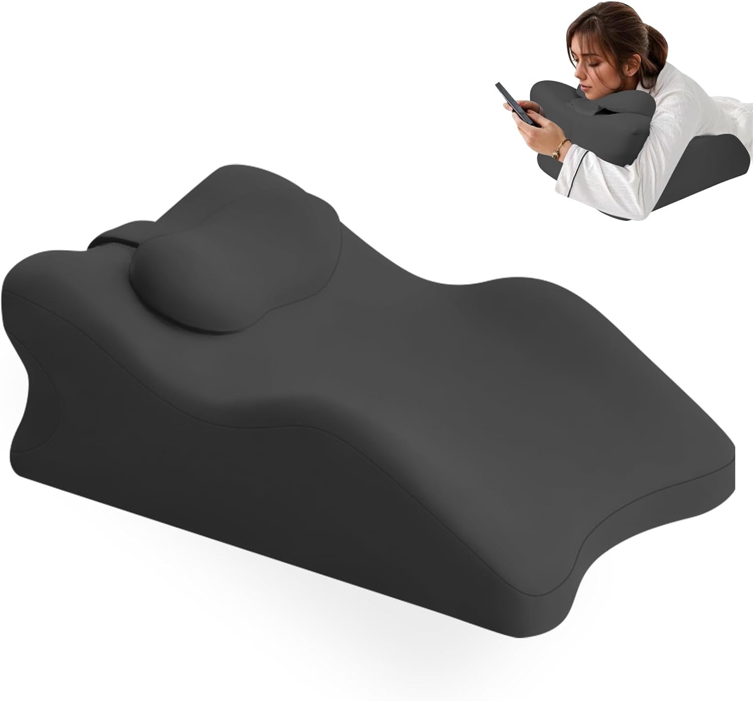 Relax Cush Pillow Ergonomic Support Neck Pillow