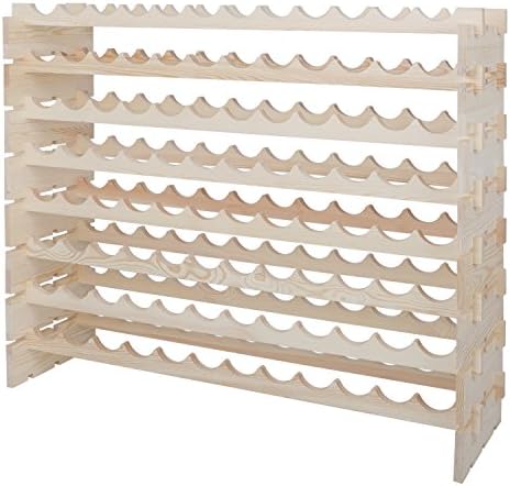 HomGarden 8 Tier Free Standing Wine Rack