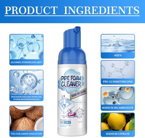 Grossplus Drain Cleaner for Bathroom Kitchen Toilet 1pcs