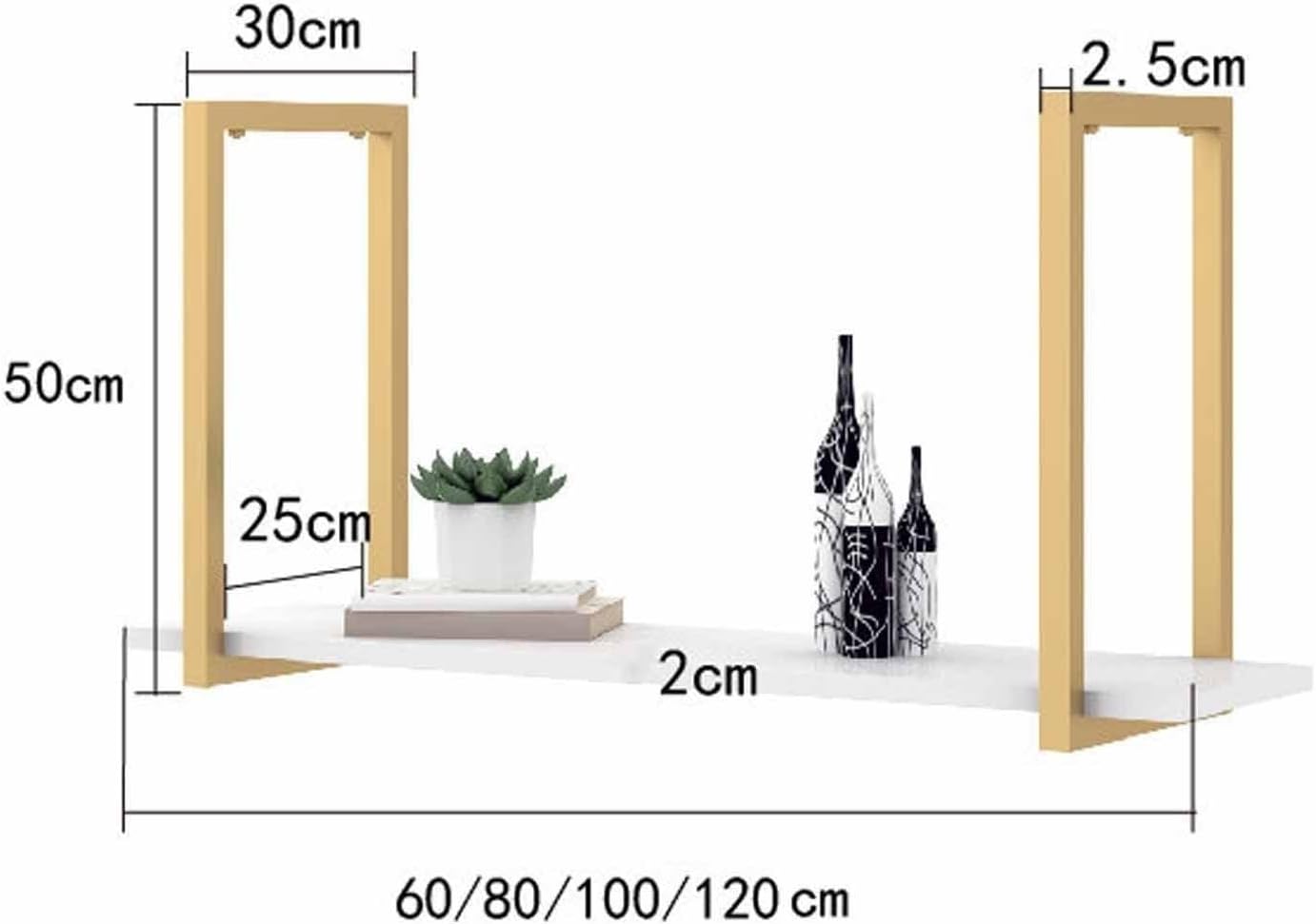 Suuim Wrought Iron Wall-Mounted Wine Rack