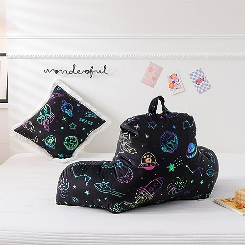 Aimuan Rocket Reading Pillow with Arms