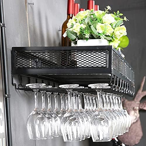 Wall Mounted Wine Rack for Wine Glasses and Stemware - 80Cm