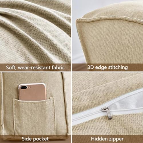 GKWW Gray Decorative Sofa Pillow with Removable Cover