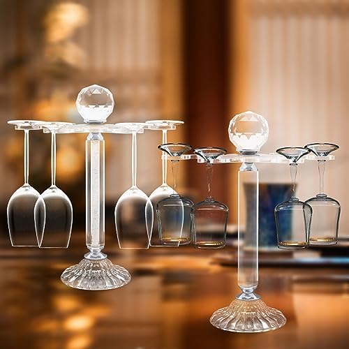 Xuthusman 6-Goblet Rotate Stemware Storage Rack