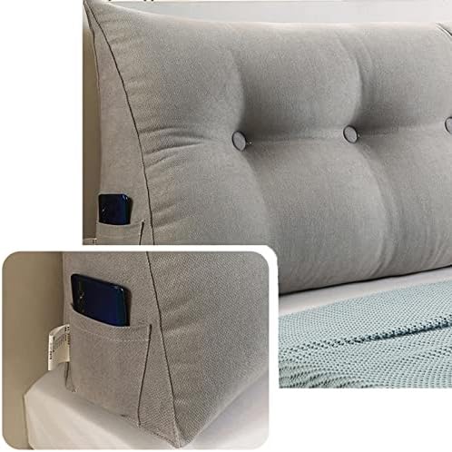HOFFTI Triangle Headboard Pillow Beige 60cm
