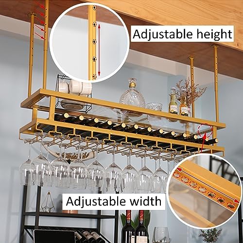 LIGUOYI Adjustable Wine Glass Hanger Rack