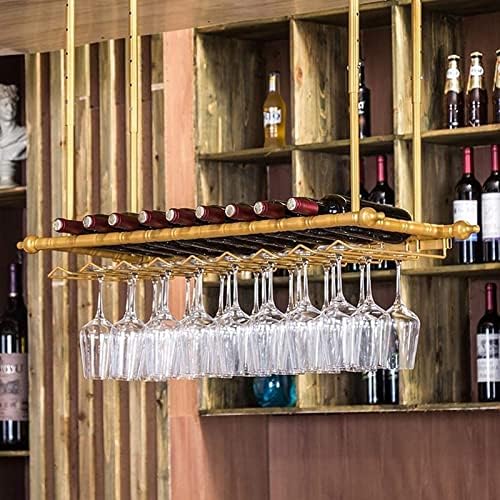 Adjustable Wall-Mounted Wine Rack for Bar and Kitchen