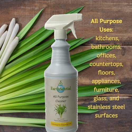 EarthSential Lemongrass Oil All Purpose Cleaner 32oz Spray