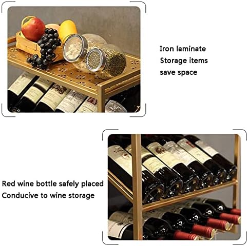 ZJDYDY Wall-Mounted Iron Wine Rack Stemware Holder