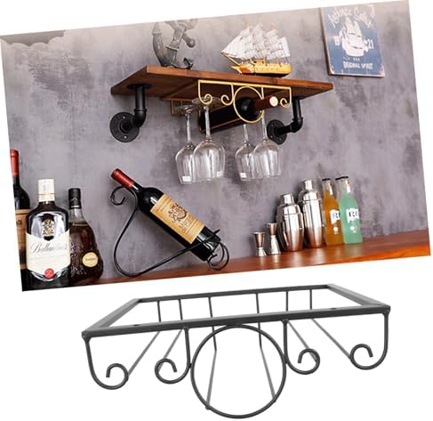 PRETYZOOM Wall Mount Wine Rack for Home Bar Kitchen Restaurant Storage