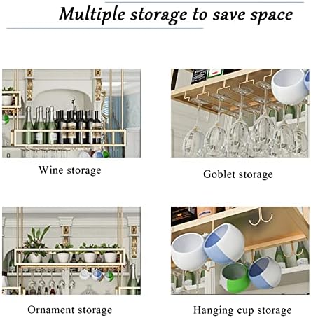 Ceiling Hanging Wine Rack with Adjustable Holder