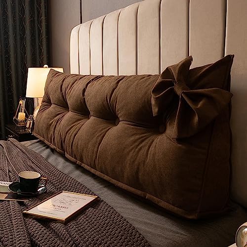 ZZYK Solid Color Triangle Bed Backrest Pillow