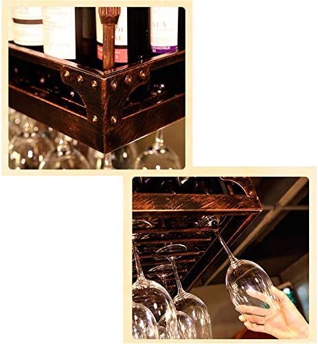 LUCEAE Wall-Mounted Wine Rack with Adjustable Height