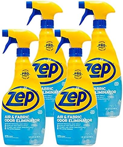 Zep Air and Fabric Odor Eliminator - 32 oz Pack of 4