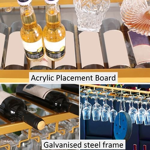 LIGUOYI Adjustable Wine Glass Hanger Rack