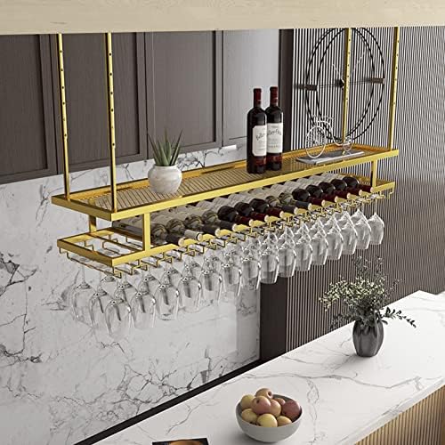 DASHADAO 2 Layer Ceiling Wine Glass Holder