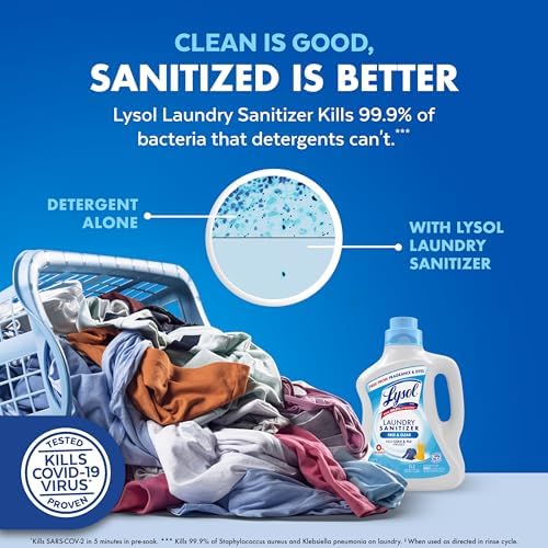 Lysol Laundry Sanitizer Additive 90 Fl Oz Free Clear