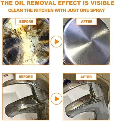 Heavy Duty Kitchen Foam Cleaner 2PCS All-Purpose Stain Remover