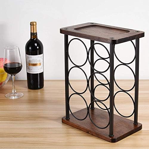 BOCbco 3 Tier Freestanding Wine Rack 6 Bottle Holder