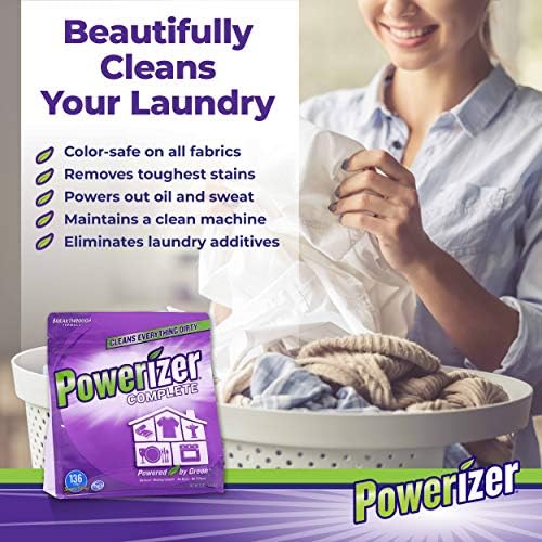 Powerizer 3 lb Laundry Dishwasher Powder Detergent