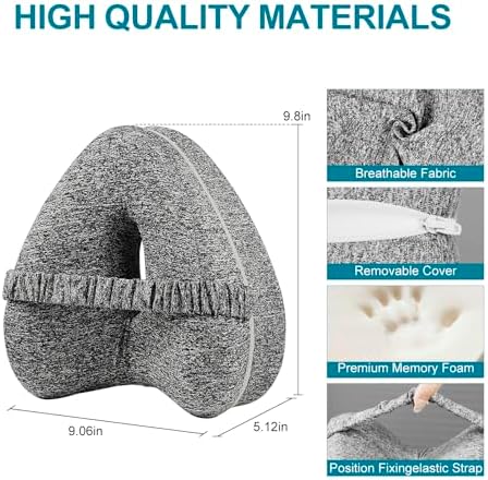 Gliterra Heart-Shaped Leg Pillow for Side Sleepers