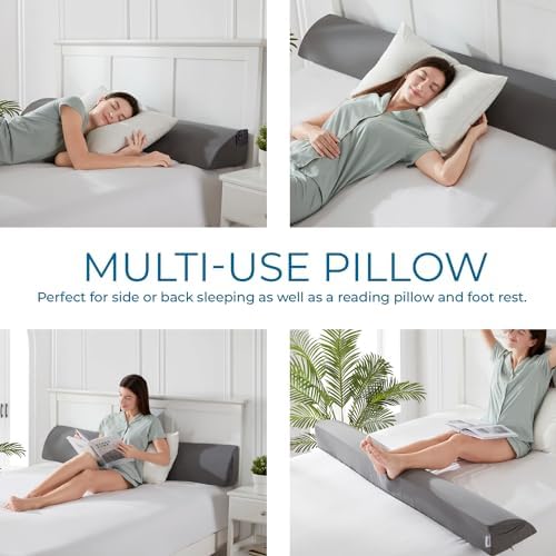Nestl Bed Wedge Pillow for Headboard Gap Filler