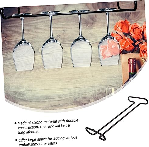 Zerodeko 1pc Sturdy Iron Wine Glass Holder