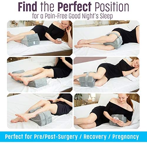 Flexicomfort Adjustable Knee Pillow for Side Sleepers
