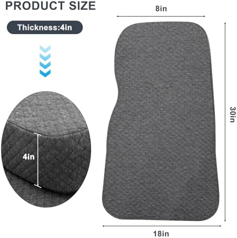 FOUXTEL Memory Foam Knee Pillow for Side Sleepers