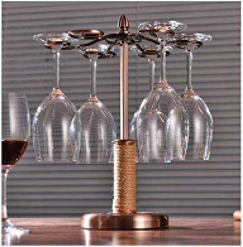 Industrial Wine Glass Holder for 6 Glasses